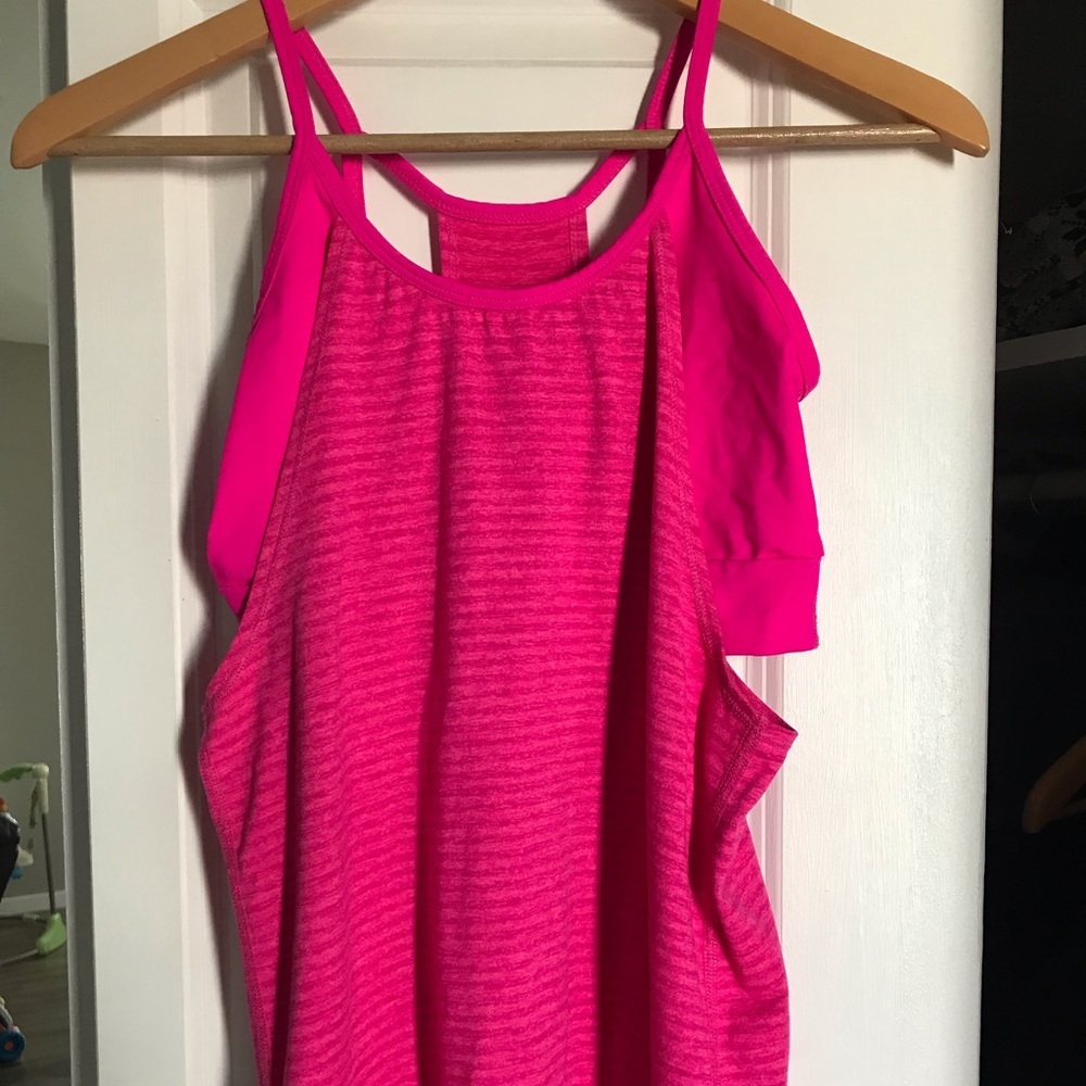 Triple Flip Pink Tank Top